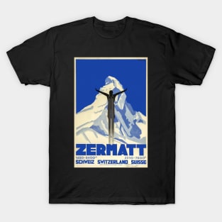 Zermatt, Switzerland,Ski Poster T-Shirt
